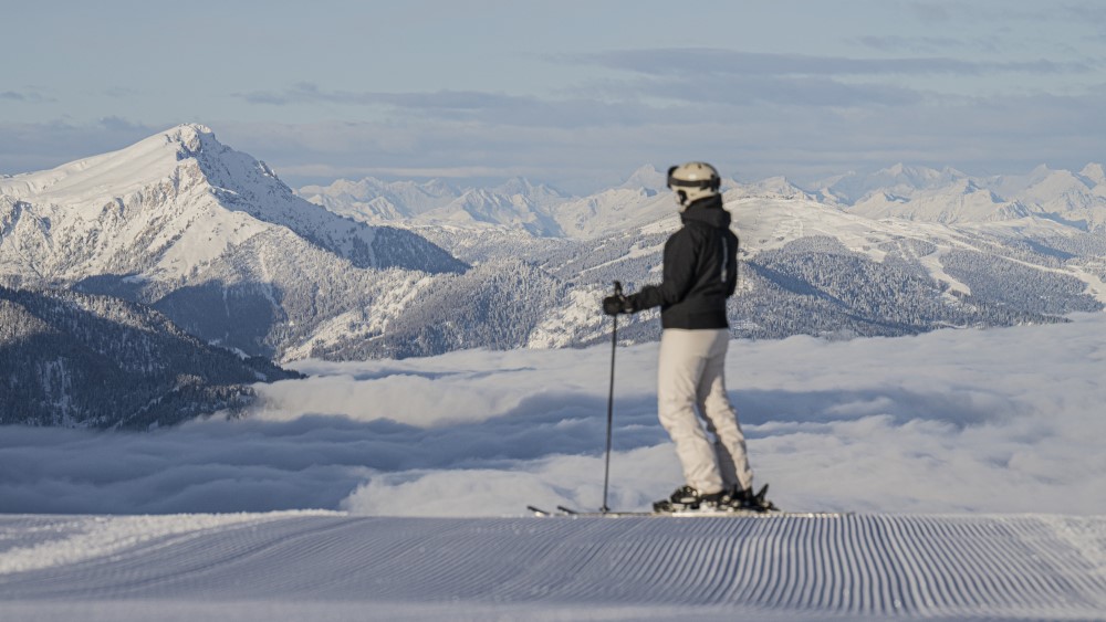 3 Zinnen Dolomites in de winter.